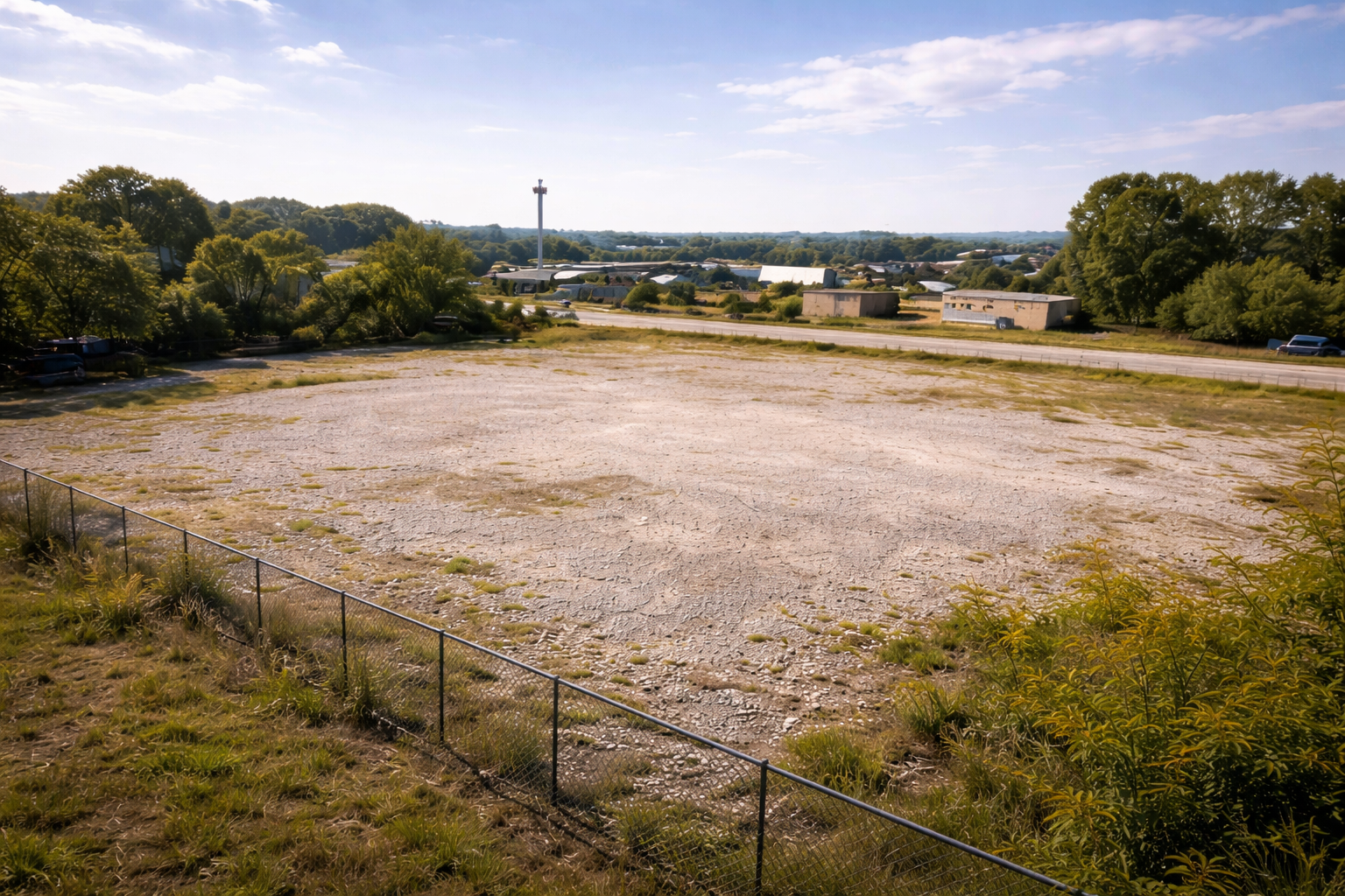 Industrial site exterior